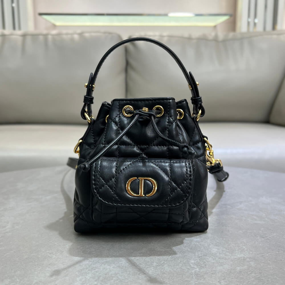 DIOR Micro Dior Caro Bucket Bag
